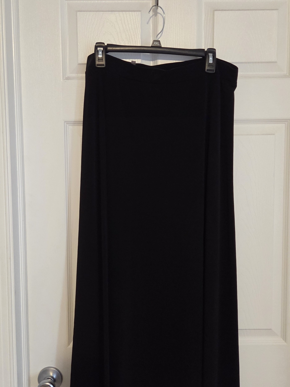 Classic Black Maxi Skirt — Timeless Straight Silhouette